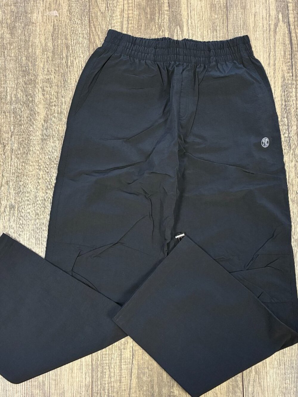 Nylon Cargo Pants- Black